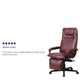 Burgundy |#| High Back Burgundy LeatherSoft Executive Reclining Ergonomic Office Chair