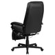 Black |#| High Back Black LeatherSoft Executive Reclining Ergonomic Office Chair with Arms