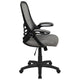 Light Gray |#| High Back Light Gray Mesh Ergonomic Office Chair w/ Black Frame and Flip-up Arms