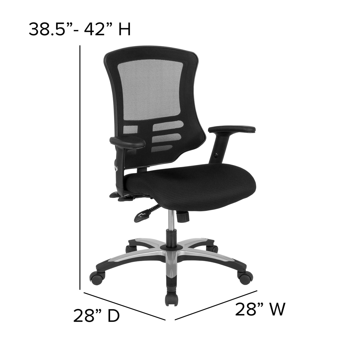 High Back Mesh Chair BLLB8817 Church Chairs 4 Less