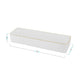 Set of 8 Plastic Stacking Desk Drawer Organizers with Gold Trim - 9 x 3