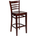 Ladder Back Wooden Restaurant Barstool