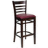 Ladder Back Wooden Restaurant Barstool