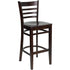 Ladder Back Wooden Restaurant Barstool