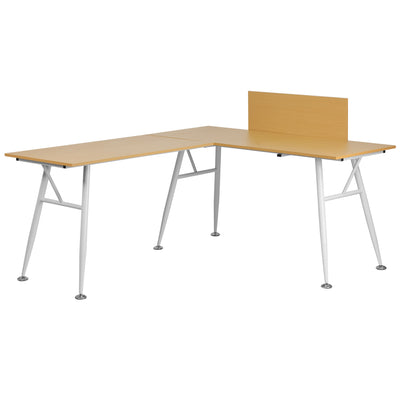Laminate L-Shape Computer Desk - View 1