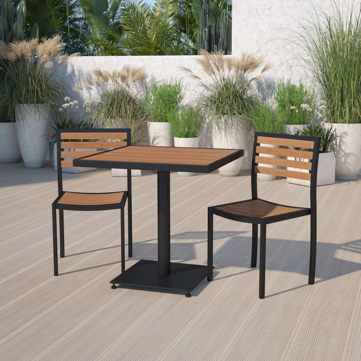Outdoor Chair Less Outdoor Table and Chair Set XU-DG-10456033- – Church Chairs 4 Less