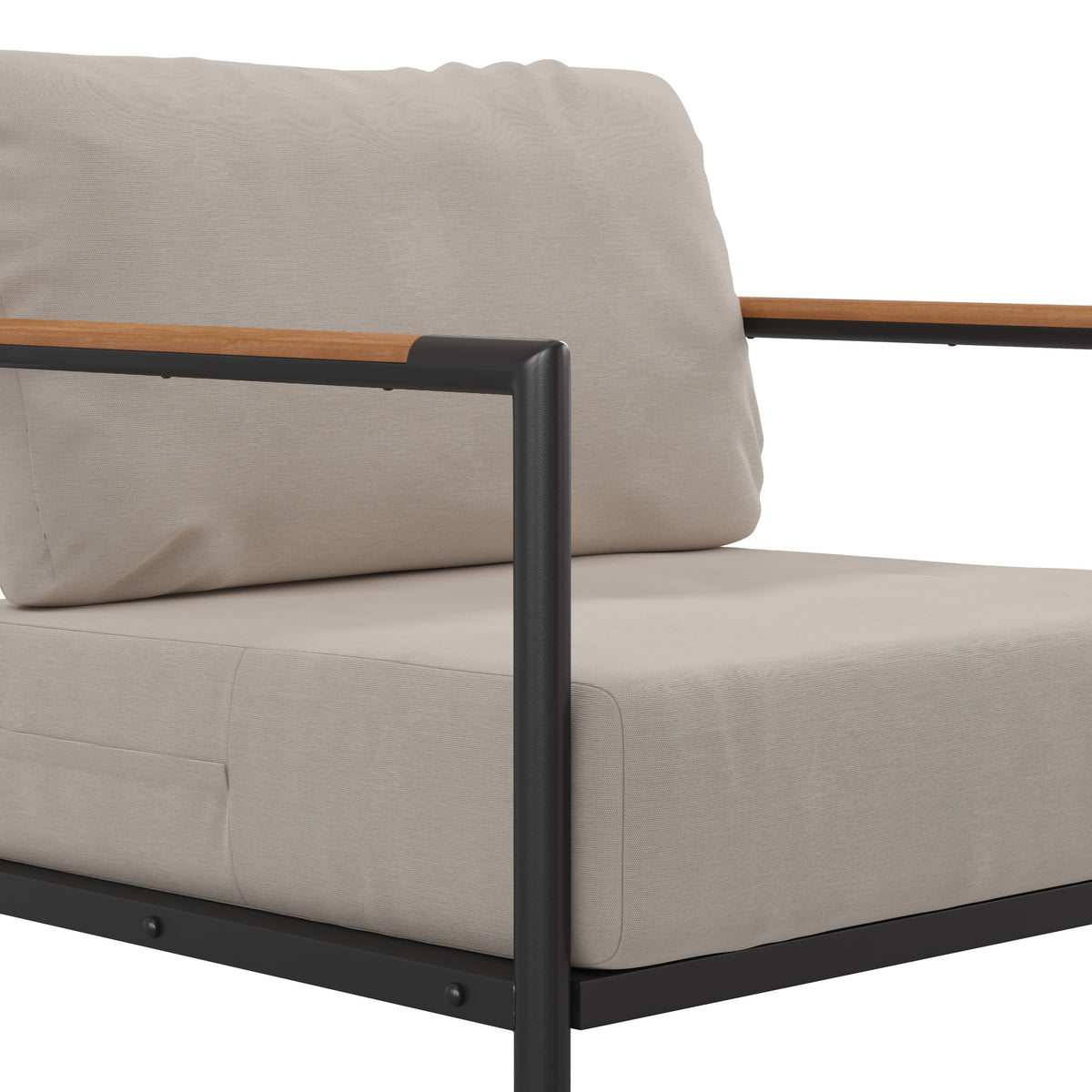 Outdoor Chair Less Patio Chair and Cushions GM-201027-1S- – Church Chairs 4 Less