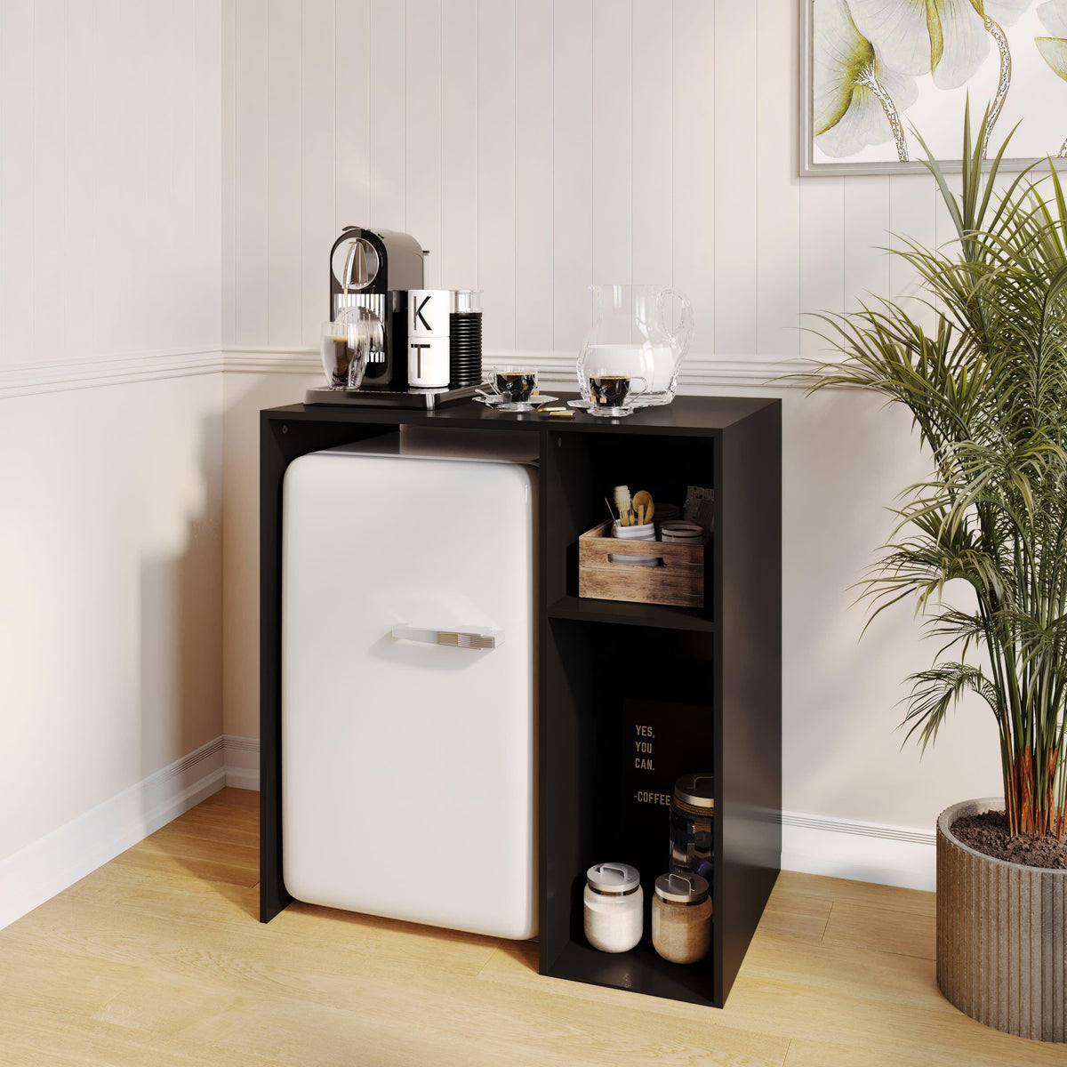 Reception Fridges Mini Fridge Bookshelf NAN-17300- – Church Chairs 4 Less