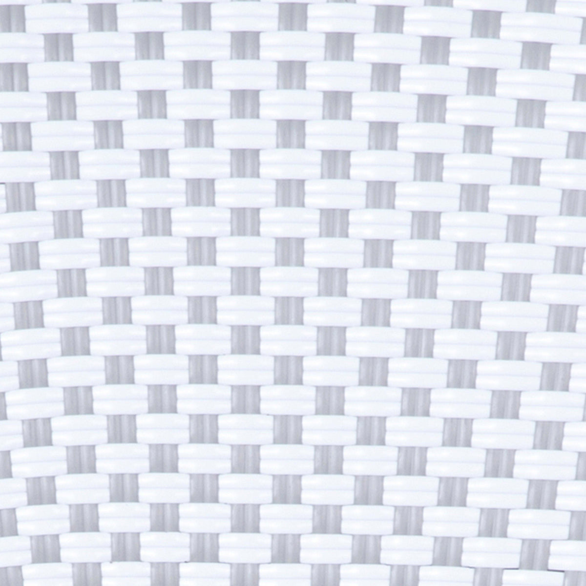White & Gray Rattan/Natural Frame |#| Indoor/Outdoor Commercial Bistro Set with Table and 2 Chairs in Wht/Gray