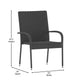Gray |#| Indoor/Outdoor Stacking Steel Framed Gray Wicker Dining Armchairs - 2 Pack