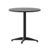 Mellie 27.5'' Round Aluminum Indoor-Outdoor Table with Base