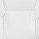 White |#| Mid-Back White LeatherSoft Executive Swivel Office Chair with Padded Arms