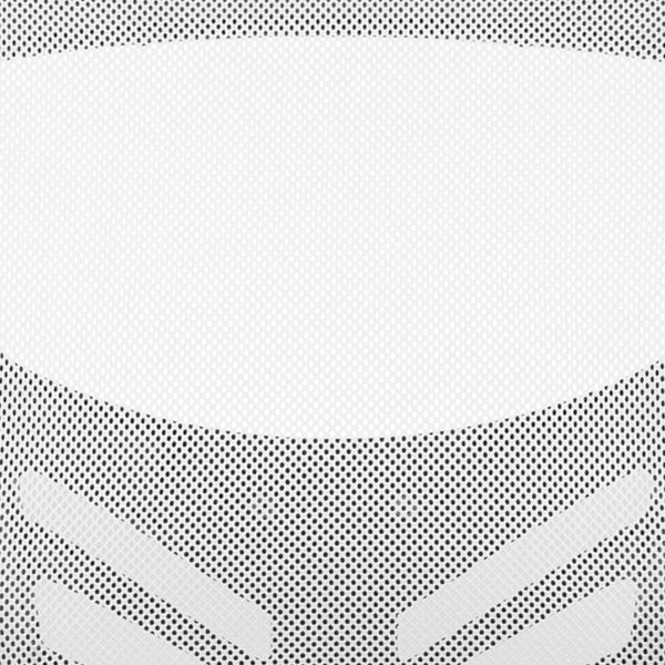 Dark Gray Mesh/White Frame |#| Mid-Back Dark Gray Mesh/White FrameMultifunction Ergonomic Office Chair w/ Arms