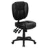 Mid-Back Multifunction Swivel Ergonomic Task Office Chair with Pillow Top Cushioning