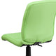 Green |#| Mid-Back Green Quilted Vinyl Swivel Task Office Chair - Home Office Chair