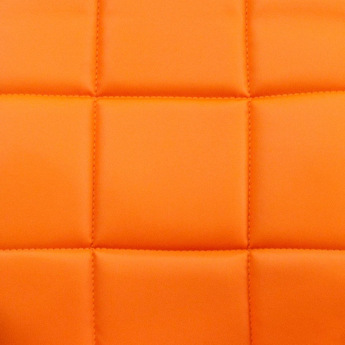 Orange |#| Mid-Back Orange Quilted Vinyl Swivel Task Office Chair - Home Office Chair