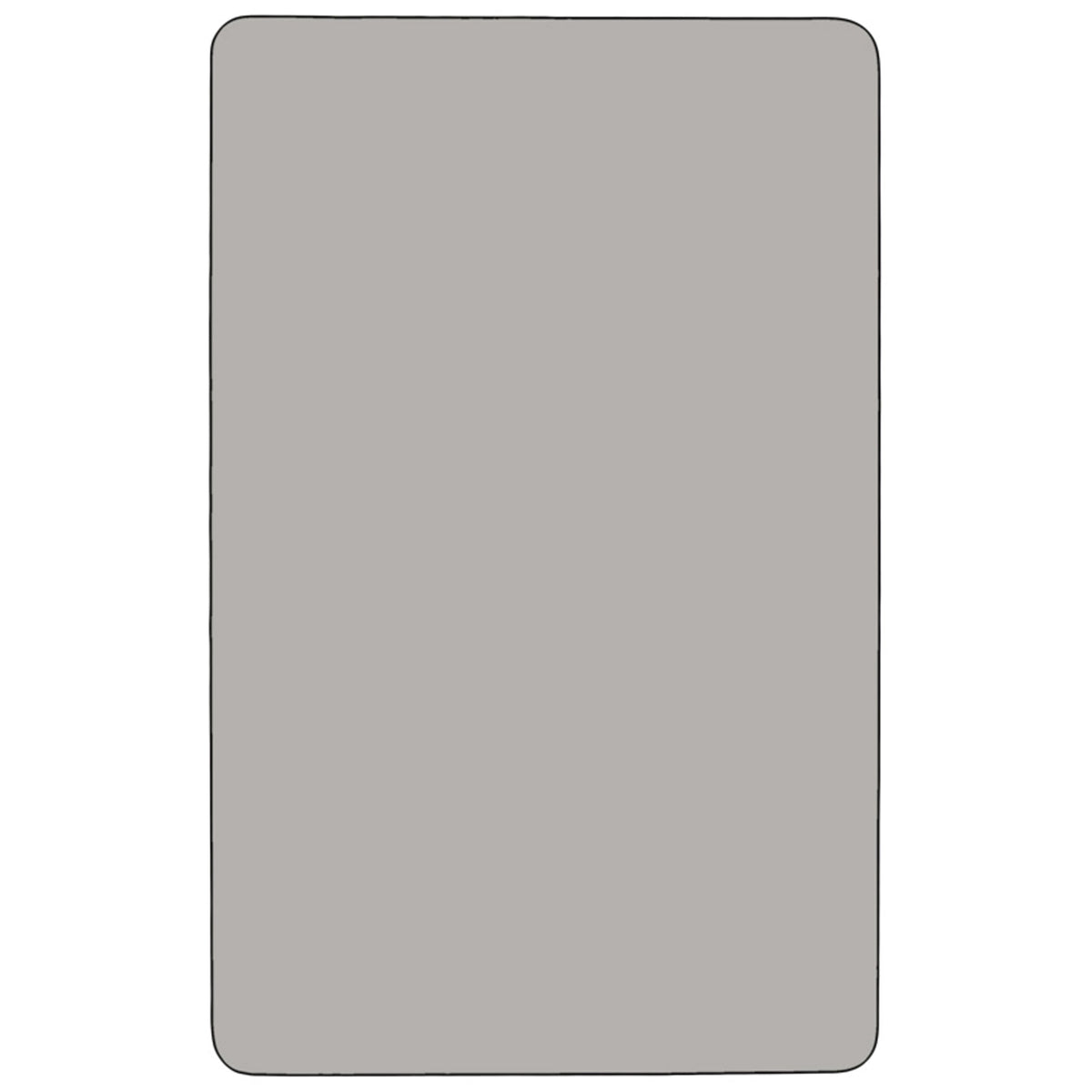 Gray |#| Mobile 30inchW x 72inchL Rectangular Grey HP Laminate Adjustable Activity Table