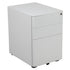 Modern 3-Drawer Mobile Locking Filing Cabinet with Anti-Tilt Mechanism and Hanging Drawer for Legal & Letter Files