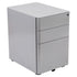 Modern 3-Drawer Mobile Locking Filing Cabinet with Anti-Tilt Mechanism and Hanging Drawer for Legal & Letter Files