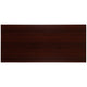 Mahogany |#| Commercial Grade Industrial Style Office Desk - 55inch Length (Mahogany)