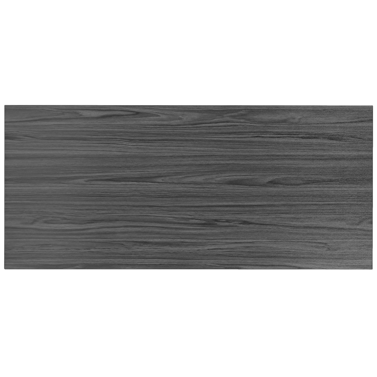 Rustic Gray |#| Commercial Grade Industrial Style Office Desk - 55inch Length (Rustic Gray)