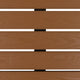 Teak |#| Outdoor Faux Teak Dining Table with Poly Slats - Square Patio Table
