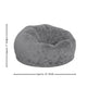 Gray Furry |#| Oversized Gray Furry Refillable Bean Bag Chair for All Ages