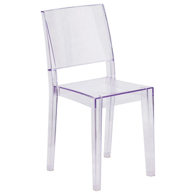 Phantom Series Transparent Stacking Side Chair