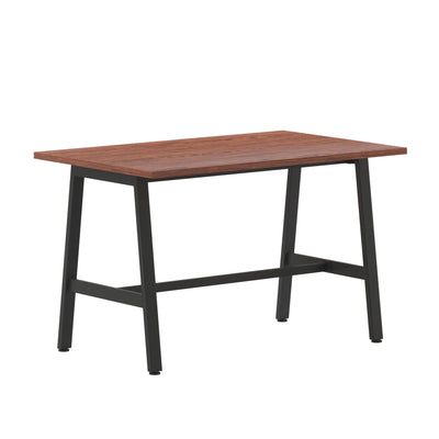Redmond Commercial 48x30 Conference Table with 1" Thick Double Sided Laminate Table Top with PVC Edging and Heavy Duty A-Frame Steel Base - View 1