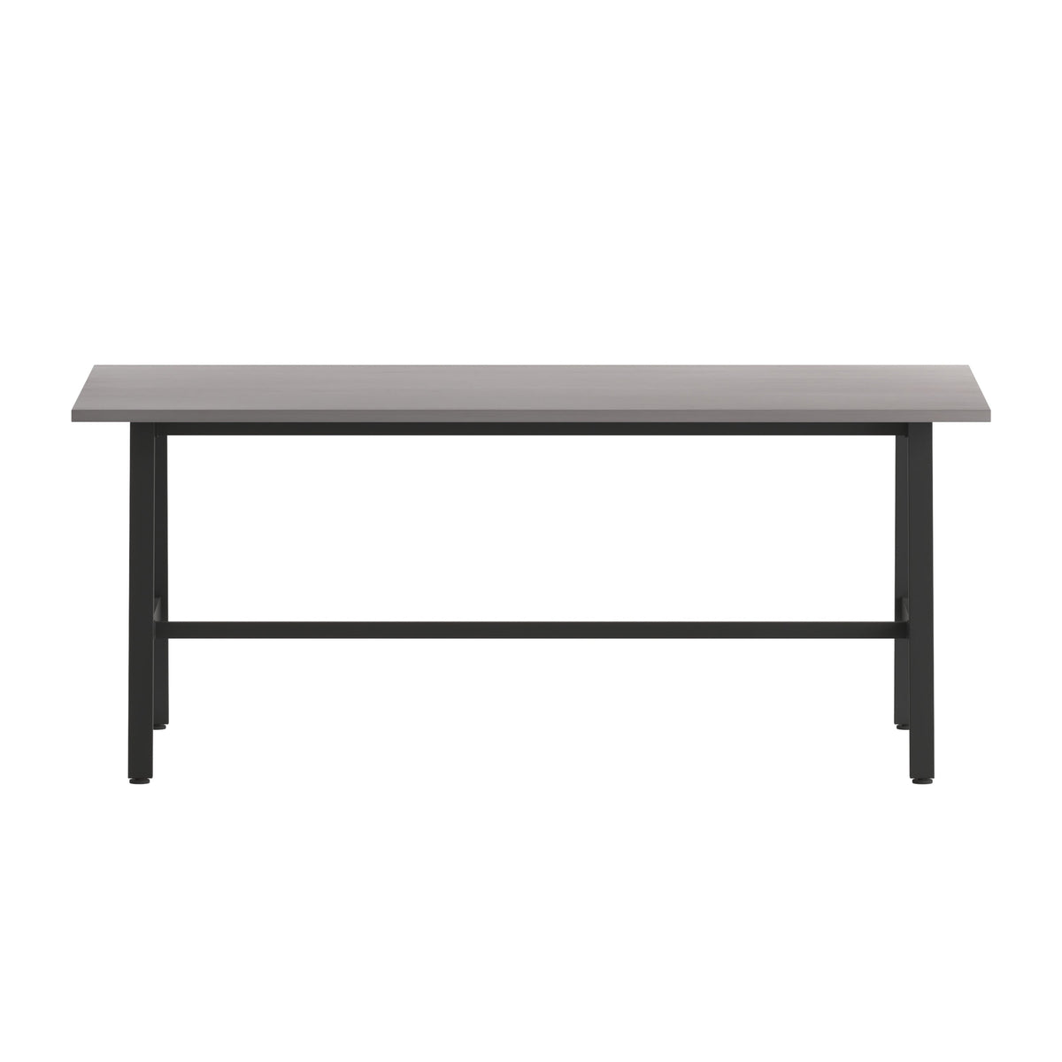 Gray Oak |#| Commercial 72x36 Conference Table with Laminate Top and A-Frame Base - Gray Oak