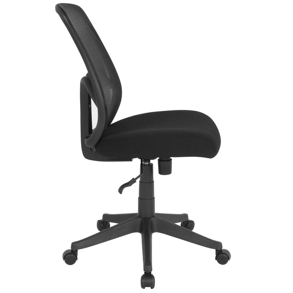 Black |#| High Back Black Mesh Office Chair - Computer Chair - Swivel Task Chair