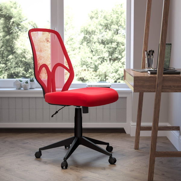 Red |#| High Back Red Mesh Office Chair - Computer Chair - Swivel Task Chair