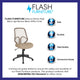 Light Brown |#| High Back Light Brown Mesh Office Chair - Computer Chair - Swivel Task Chair