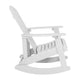 White |#| Adirondack Poly Resin Rocking Chairs for Indoor/Outdoor Use in Navy - 2 Pack