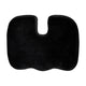 Black Contoured Office Chair Cushion - Certi-PUR US Certified 100% Memory Foam