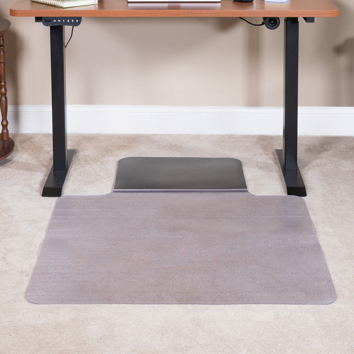 Ergonomic Sit or Stand Chair Mat with Hinged Cushioned Mat - Anti-Fatigue Mat