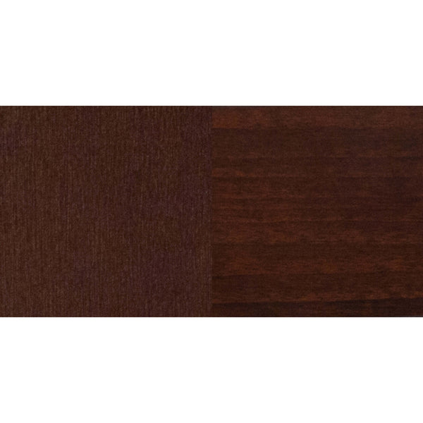 Black Vinyl Seat/Mahogany Wood Frame |#| Slat Back Mahogany Wood Restaurant Barstool - Black Vinyl Seat
