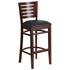 Slat Back Wooden Restaurant Barstool