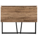 Small 36inch Rustic Natural Home Office Folding Computer Desk - Laptop Desk