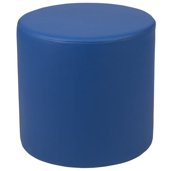 Blue |#| 18inchH Soft Seating Flexible Circle for Classrooms and Common Spaces - Blue