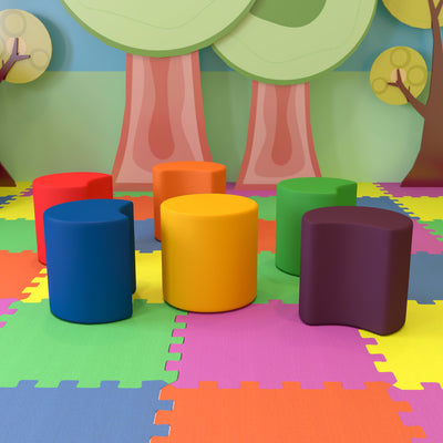 Soft Seating Flexible Flower Set for Classrooms and Common Spaces Colors (18"H) - View 2