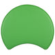 Green |#| 18inchH Soft Seating Flexible Moon for Classrooms and Common Spaces - Green