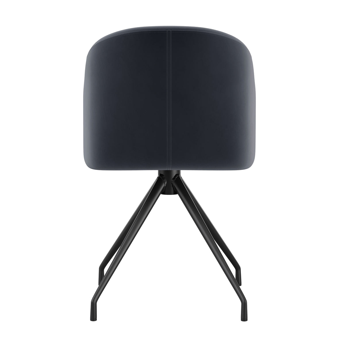 Gray Velvet/Oil Rubbed Bronze |#| Velvet Upholstered Stationary Swivel Home Office Chair -Gray/Oil Bronze