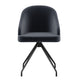 Gray Velvet/Oil Rubbed Bronze |#| Velvet Upholstered Stationary Swivel Home Office Chair -Gray/Oil Bronze
