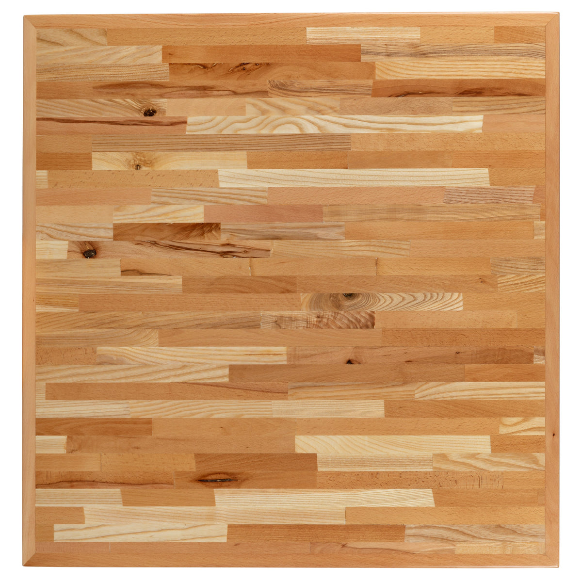 30" |#| 30" Square Butcher Block Style Table Top - Restaurant Table Top