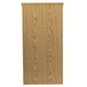 Oak |#| Stand-Up Wood Lectern in Oak with Adjustable Shelving and Slanted Top