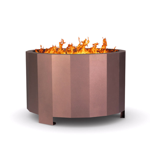 Bronze |#| Commercial Grade 27" Outdoor Smokeless Wood Burning Fire Pit - Bronze