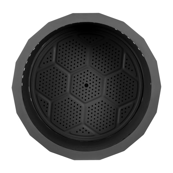 Black |#| Commercial Grade 27" Outdoor Smokeless Wood Burning Fire Pit - Black
