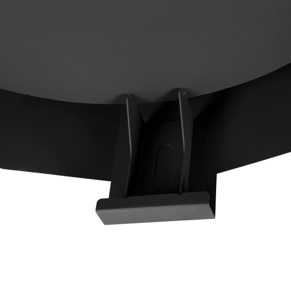Black |#| Commercial Grade 27" Outdoor Smokeless Wood Burning Fire Pit - Black
