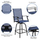 Navy |#| Outdoor Stool - 30 inch Patio Bar Stool / Garden Chair, Navy (Set of 2)